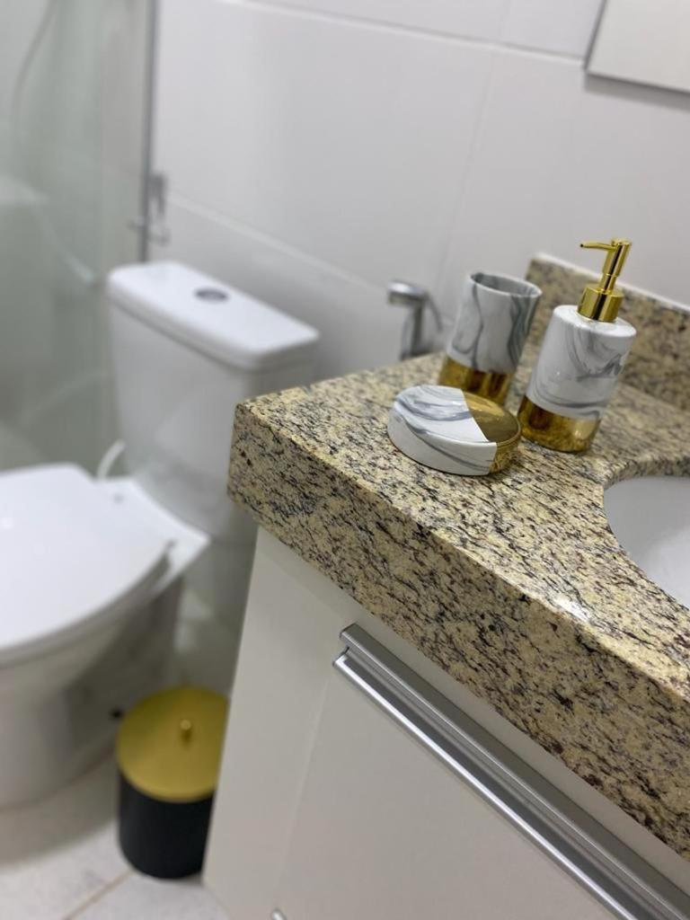 Apto Luxo Completo 3 Quartos Em Guriri 300 Mts Da Praia Wi-Fi Gratis São Mateus Exteriör bild